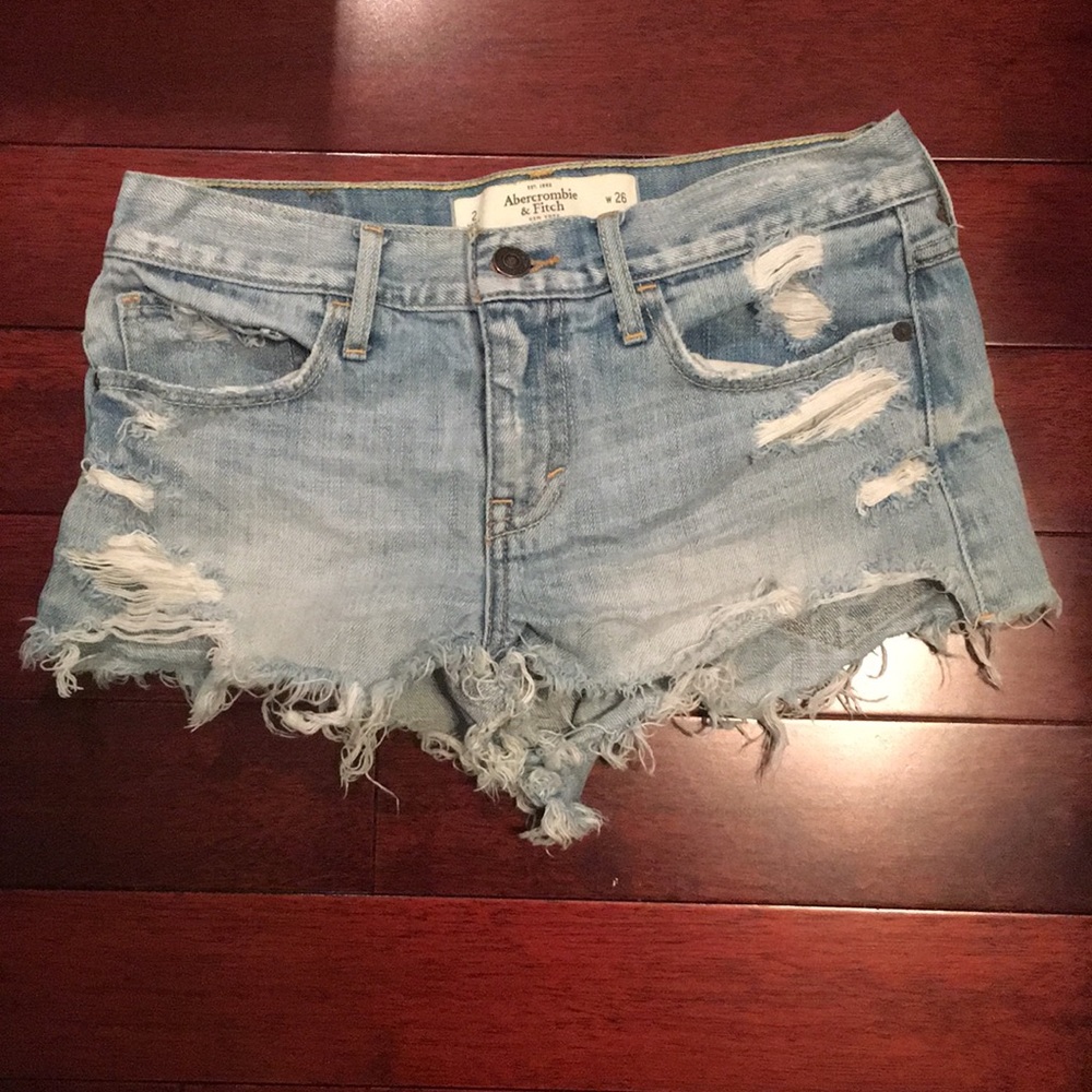 Abercrombie denim shorts size 2
